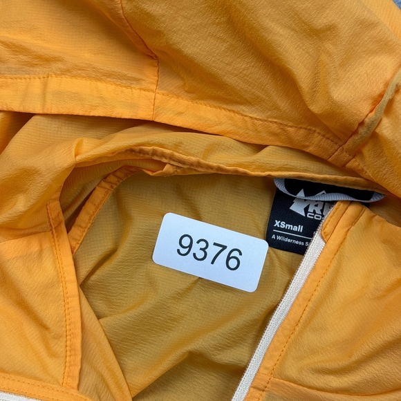 REI Co-Op Jacket Womens XS Orange‎ Flash Windbreaker Hooded Hiking Outdoors - Picture 11 of 11